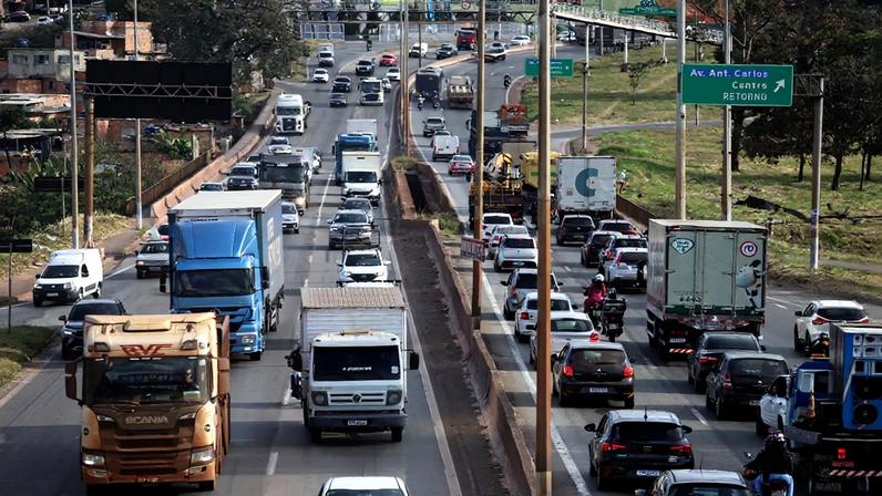 Anel Rodoviário, na altura do Viaduto São Francisco, local onde ocorreu o acidente