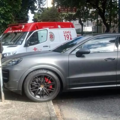 Motorista de Porsche atropela motociclista de app em Belo Horizonte