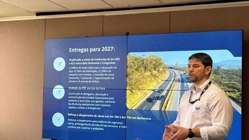 Eric Camargo, diretor-executivo da EPR Via Mineira, projeta duplicação para 2027
