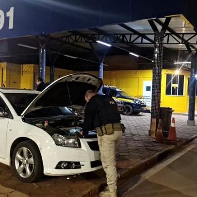 Homem é preso com carro furtado durante abordagem na BR-040, Grande BH