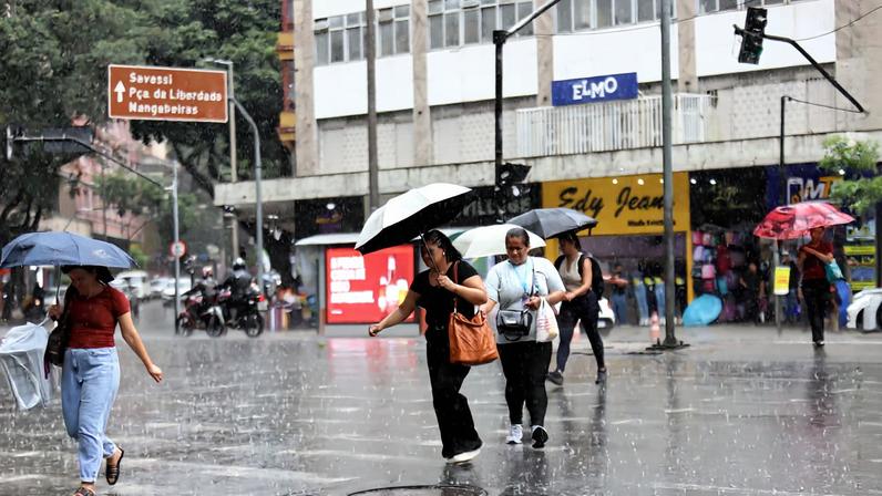 Chuva em BH e região