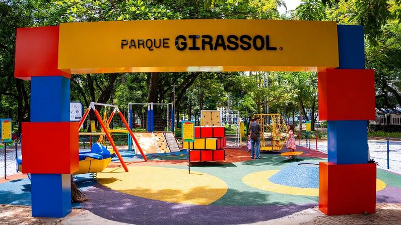O Parque Girassol foi criado para ampliar o acesso de crianças autistas e com outras necessidades, incluindo deficiências visual, auditiva e motora