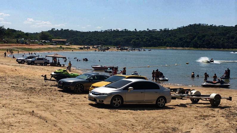Idoso foi encontrado morto na orla da Lagoa Várzea das Flores, em Contagem
