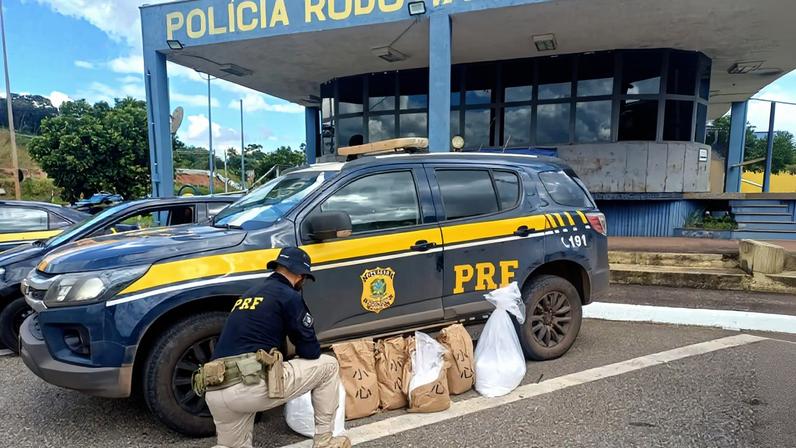 PRF apreendeu carga de cocaína avaliada em R$ 12.3 milhões