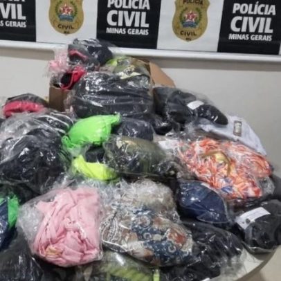 Biquínis, blusas e acessórios furtados em loja são recuperados em Minas Gerais