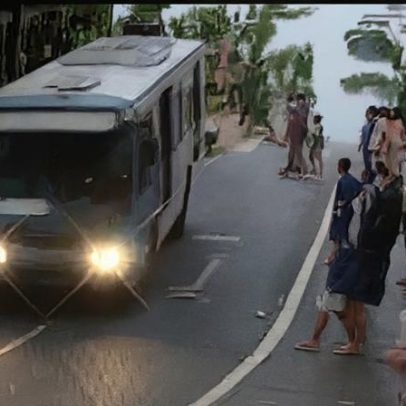Vídeo registra torcedor do Cruzeiro sendo atropelado por ônibus no Mineirão