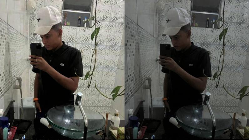 O adolescente Matheus Henrique Rocha Brito de Farias, de 14 anos