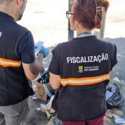 PBH flagra irregularidades em 10 de 44 pontos de lixo no centro de BH