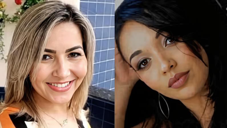As irmãs Elisângela e Camila, mortas em Ipatinga em janeiro de 2024