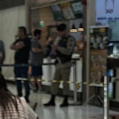 Homem é esfaqueado no pescoço em praça de alimentação de shopping