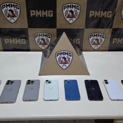PM prende dupla em MG e recupera 10 iPhones furtados em show no ES