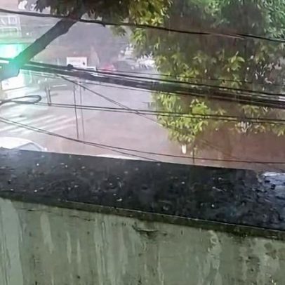 Granizo atinge BH durante temporal; cuidados são recomendados