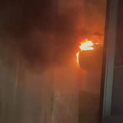 Mulher tem carro incendiado em BH; suspeito é reconhecido horas depois