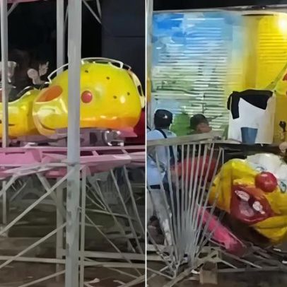 Acidente com minhocão em parque de diversões em Itabirito deixa vítima fatal
