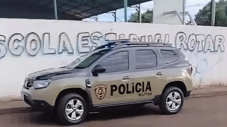 Adolescente foi apreendido pela Polícia Militar
