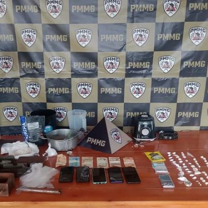 Laboratório de cocaína com estrutura industrial é desmantelado em MG