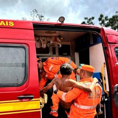 Homem é resgatado após ficar quatro dias vivendo de água suja em MG