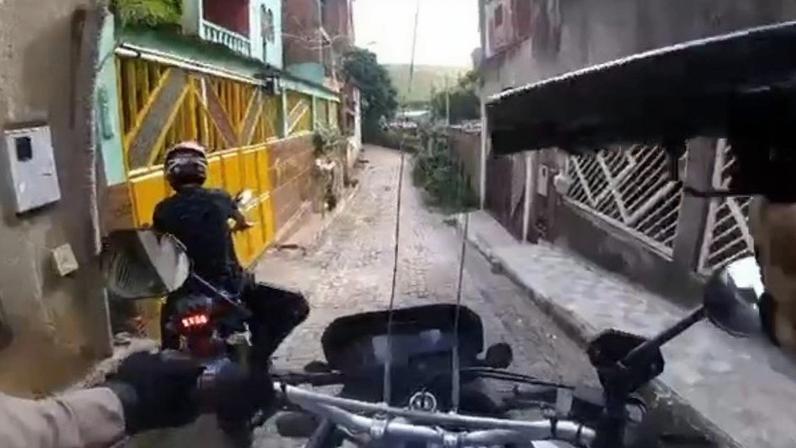 PM perseguiu o suspeito antes da prisão em Governador Valadares