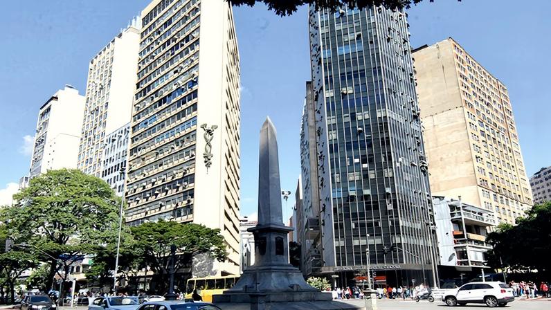 Praça Sete, no Hipercentro de Belo Horizonte
