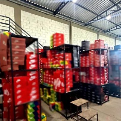 Grupo especializado em falsificação de tênis em MG tem R$ 10 milhões bloqueados