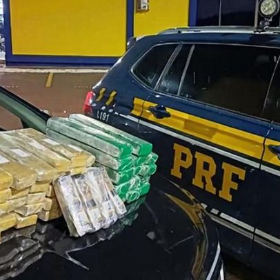 Homem tenta fugir da fiscalização, esconde drogas na mata e é preso na BR-365