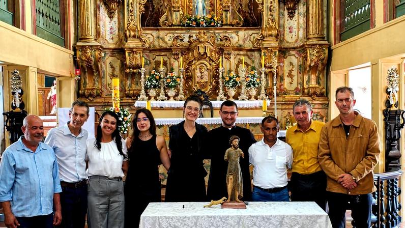 Imagem foi roubada em abril de 1996, junto com outras peças sacras
