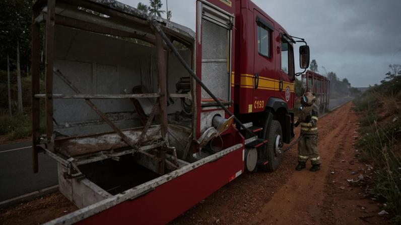 Veículo transportava 28 pessoas