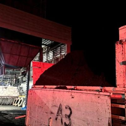 Homem morre soterrado por borracha triturada em silo na BR-040