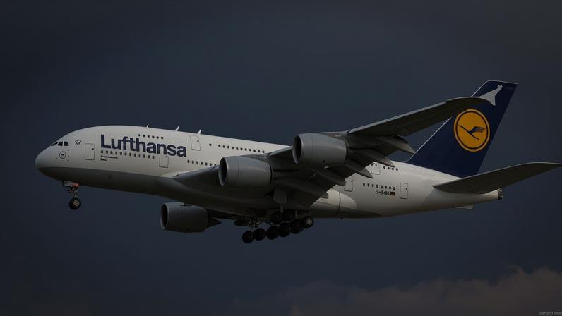 Voo da companhia aérea Lufthansa