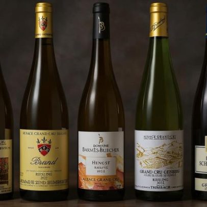 Rieslings Grand Cru da Alsácia de duas safras únicas