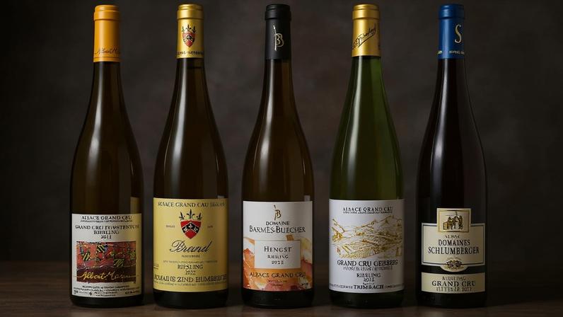 Alsace grand cru Riesling wines