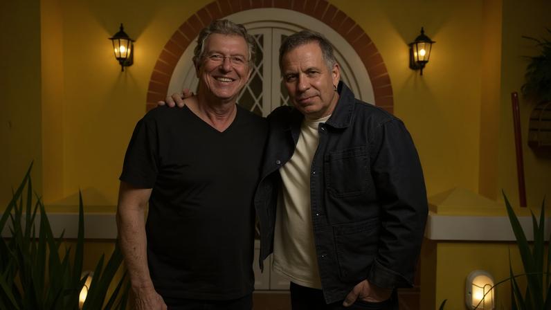 Boninho e Leandro Hassum, nomes por trás do reality show 'Casa do Patrão'