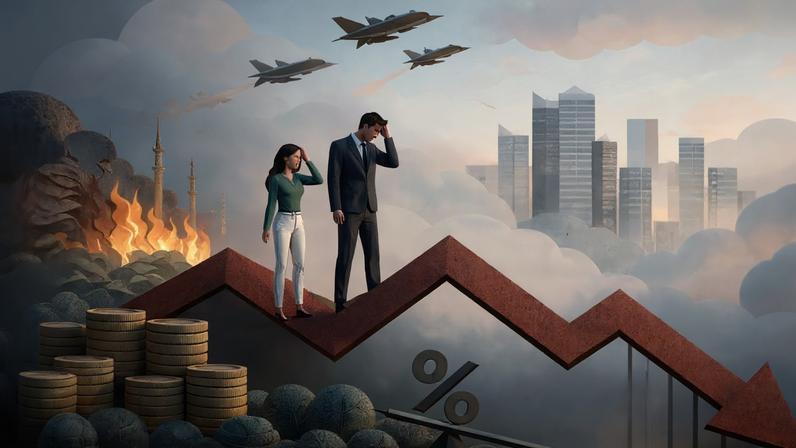 Queda no índice de confiança empresarial pode travar investimentos no país. (Foto: Imagem criada utilizando Dall-E/Gazeta do Povo)