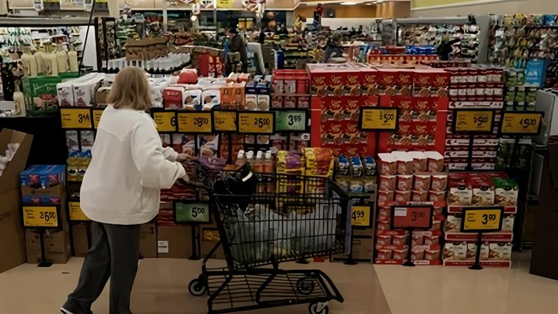 Supermercado em Redmond, EUA, em 24/11/2025.