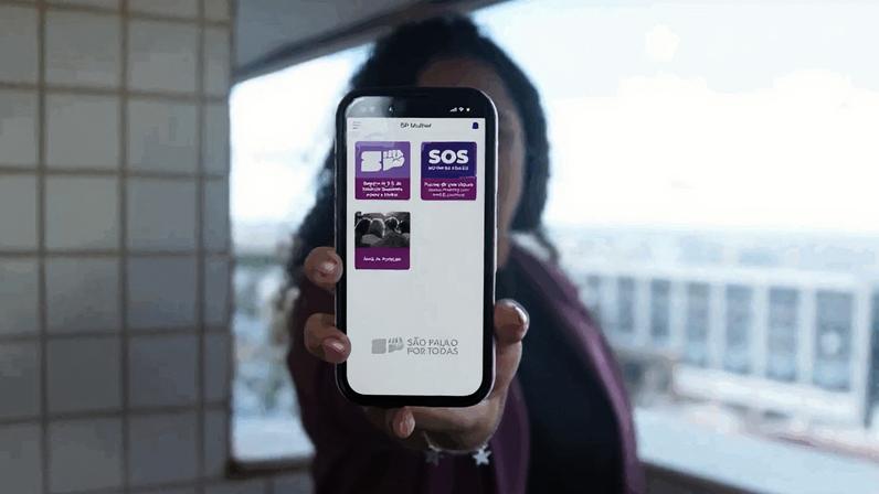 O app SP Mulher Segura oferece apoio jurídico, social e de saúde às mulheres vítimas de violência no Estado de São Paulo