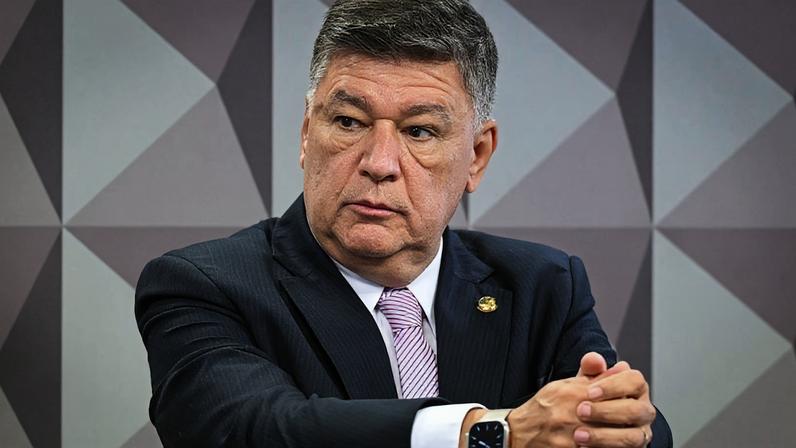Presidente da CPMI INSS, senador Carlos Viana (Podemos-MG) em destaque