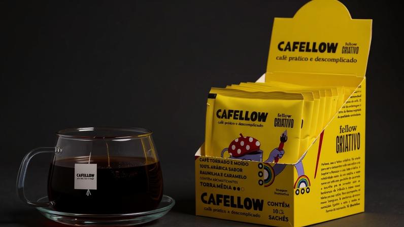 Café em sachê Fellow Criativo, da Cafellow — Foto: Divulgação