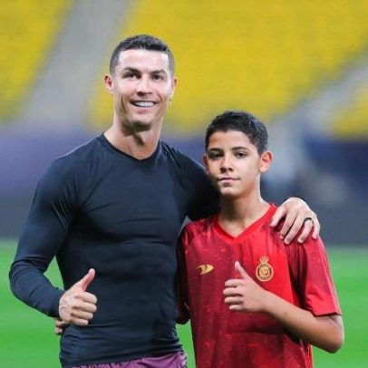Al-Nassr avalia promover filho de CR7 ao time principal para jogar com o pai
