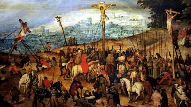"Crucificação", quadro de Pieter Brueghel, o Jovem