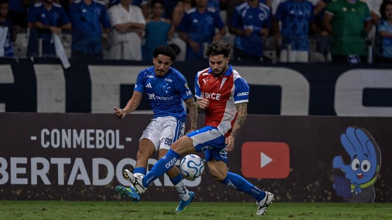 Christian no duelo do Cruzeiro contra ao Universdad Católica (CHI), pela Libertadores 2026