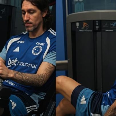 Cruzeiro: Cássio mostra etapa de recuperação após cirurgia no joelho