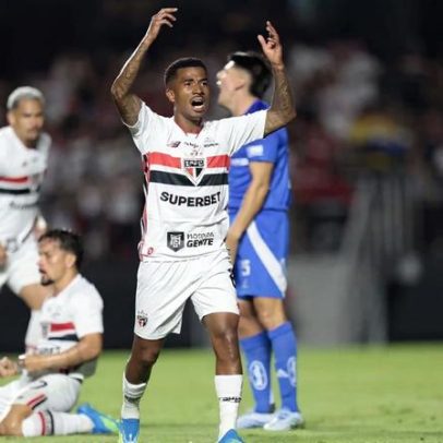 Cruzeiro é goleado pelo São Paulo e segue na zona de rebaixamento
