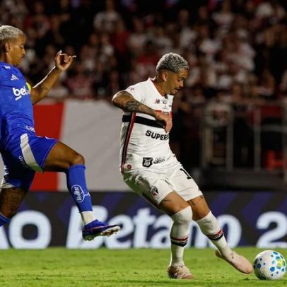 Cruzeiro sofre derrota e mantém tabu contra o São Paulo no Morumbi