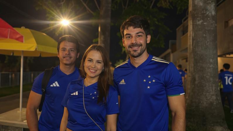 Torcedores do Cruzeiro no pré-jogo contra o Boca Juniors (ARG), pela Libertadores