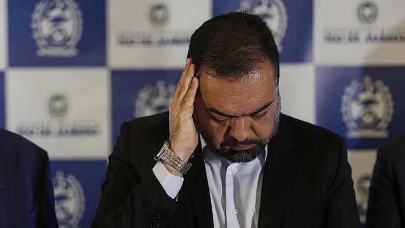 Cláudio Castro (PL) viajou em avião de empresa ligada a Vorcaro para assistir à final da Libertadores no Peru. — Foto: Fernando Frazão/Agência Brasil