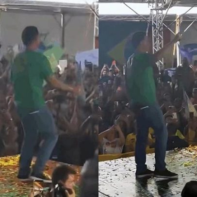 Flávio volta a dançar no lançamento de Zucco no RS