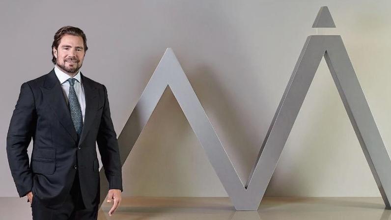 Daniel Vorcaro, dono Banco Master, em foto produzida pela instituição em 2024
