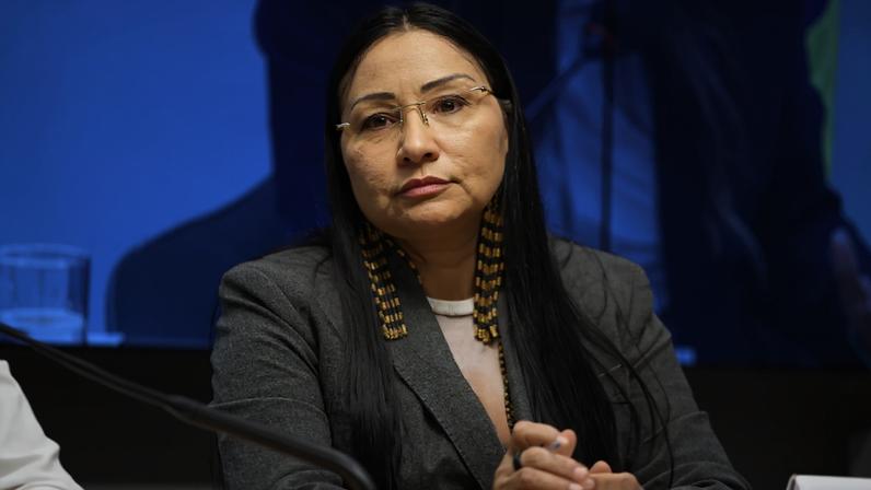 Silvia Waiãpi (PL-AP) foi acusada de usar recursos do fundo eleitoral para fazer uma harmonização facial. Ela nega qualquer irregularidade. (Foto: Vinicius Loures/Câmara dos Deputados)