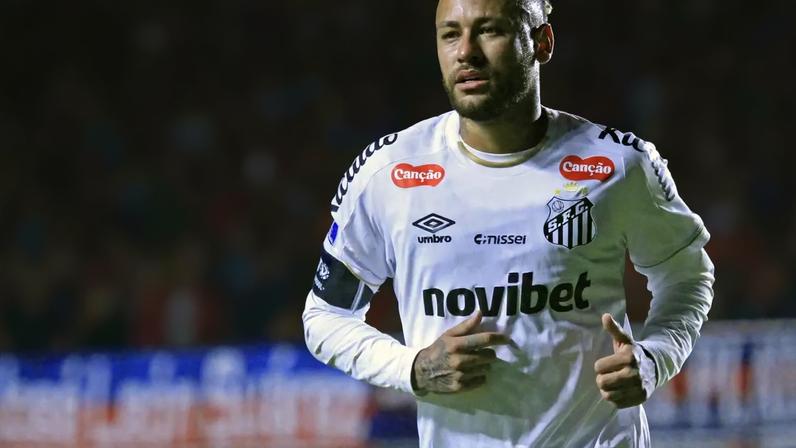 Neymar em Santos x San Lorenzo