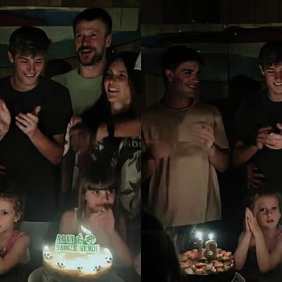 Fernanda Lima celebra 18º aniversário dos gêmeos com festa intimista